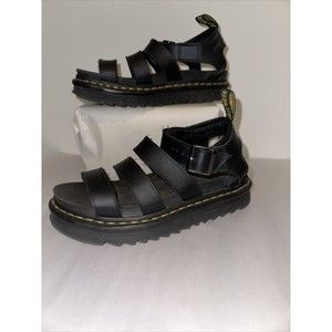 Doc Marten’s Sandals Blaire Hydro Leather Strap Platform US Womens 8 UK  6
